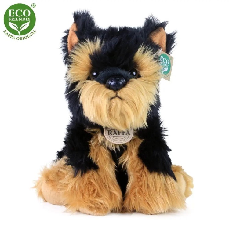 alt="Maskotka yorkshire terrier 30 cm – realistyczny pluszak dla maluchów"