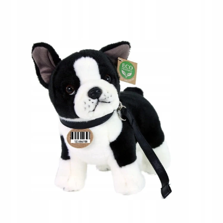 Pluszak maskotka Piesek Buldog Francuski Friendly Prezent 28cm