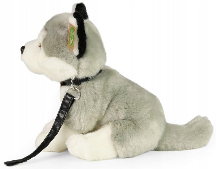 alt="Pies Husky Rappa – realistyczny, hipoalergiczny pluszak dla dzieci w dobrej cenie"