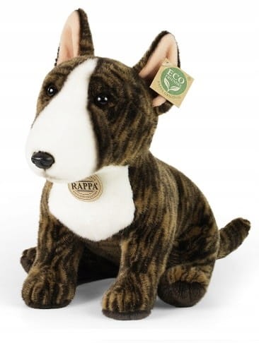 alt="Eco friendly maskotka bulterier angielski dla dzieci"