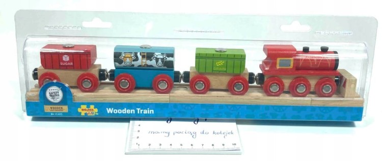 Pociąg Śniadaniowy Drewniana Kolejka Bigjigs
