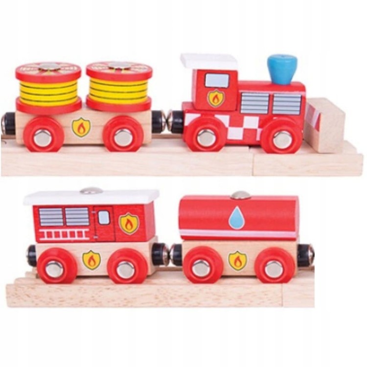 Pociąg - Straż Pożarna Bigjigs, dodatek do kolejek
