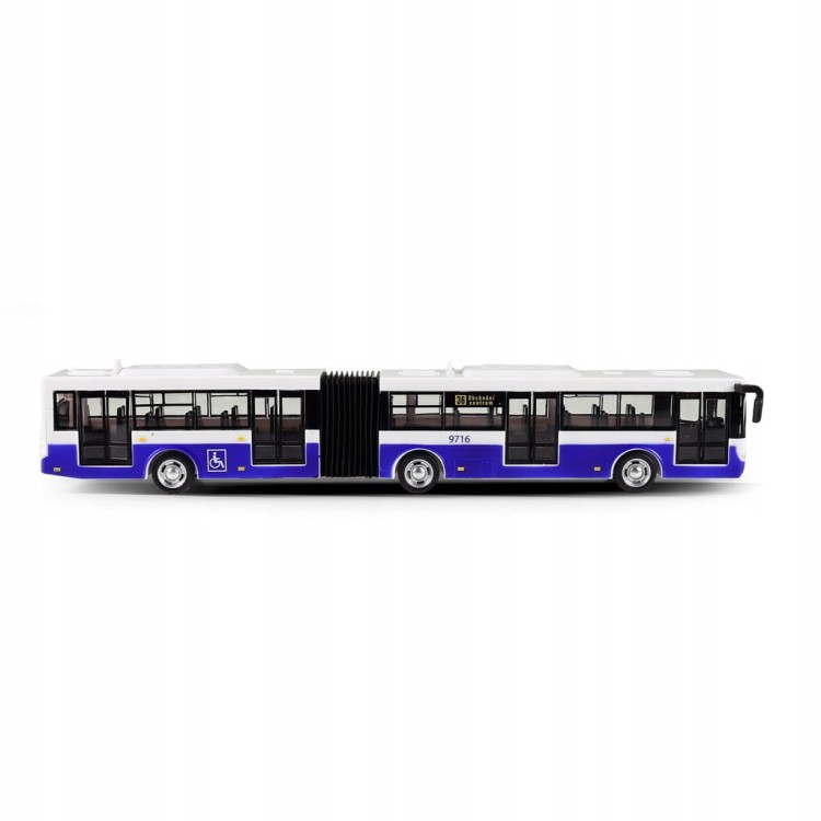 Autobus Przegubowy Interaktywny Dźwięki 36cm
