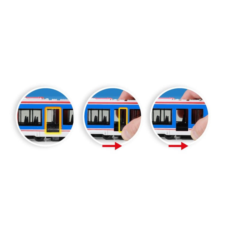 Tramwaj Pociąg Metro Metalowy 20cm