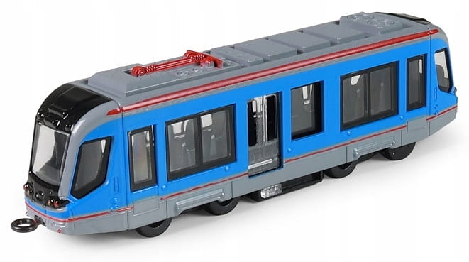 Tramwaj Pociąg Metro Metalowy 20cm