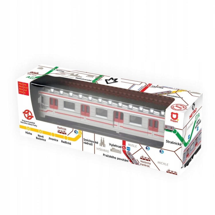 Tramwaj Pociąg Metro Metalowy 17cm