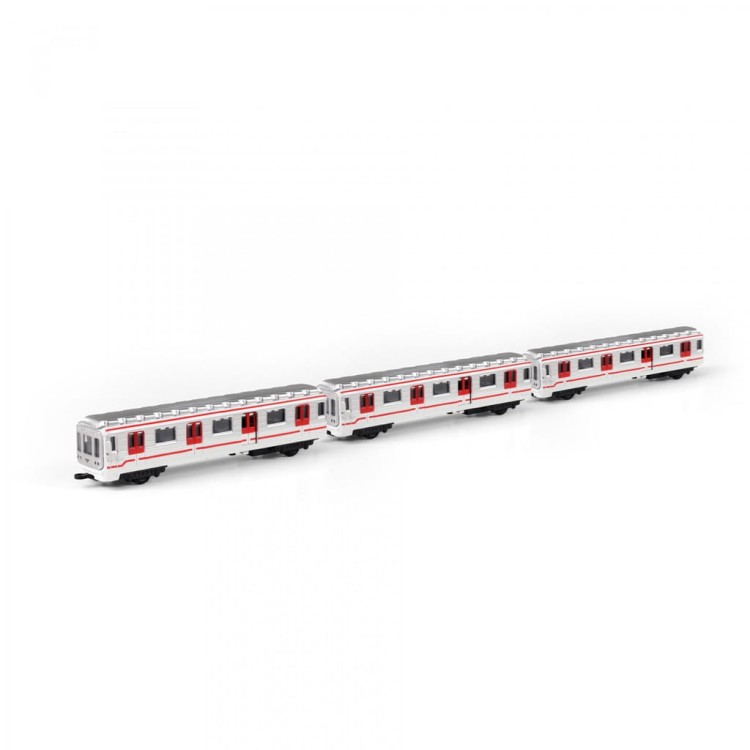 Tramwaj Pociąg Metro Metalowy 17cm