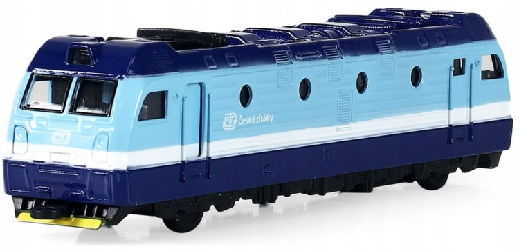 Pociąg Lokomotywa Metalowa Czeska 17cm