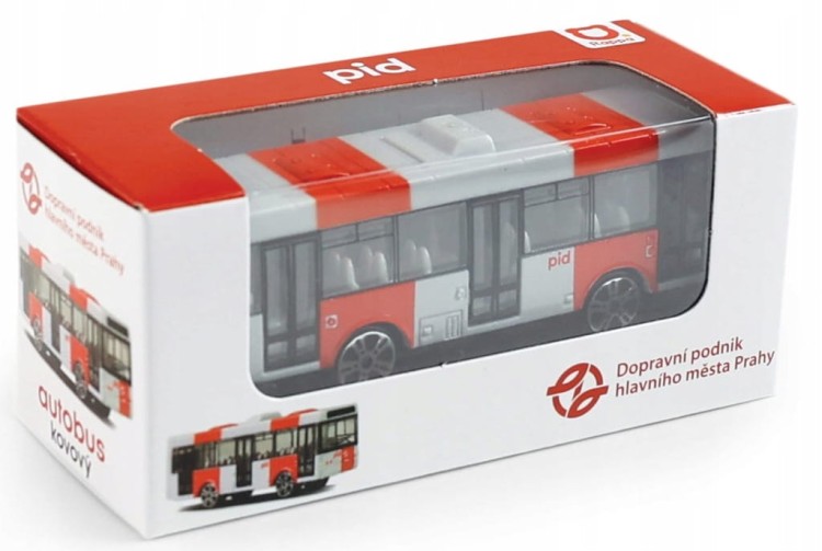 Autobus Metalowy Praga 8cm