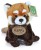 Pluszak Maskotka Panda Pandka Ruda 18cm