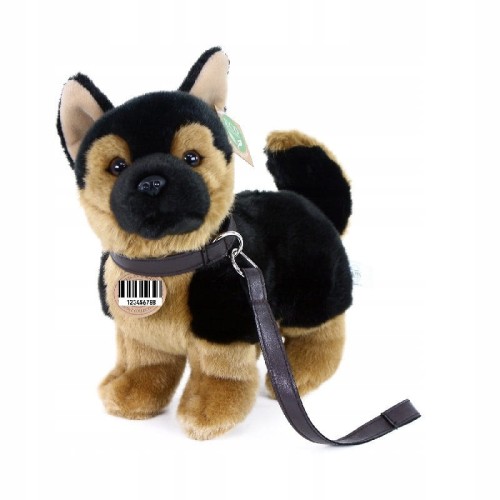 alt="Maskotka pies owczarek niemiecki Eco Friendly Rappa 25 cm – realistyczny pluszak"