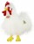 Pluszak Maskotka Kogut Biały XL Kura Eco Friendly 33cm