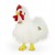 Pluszak Maskotka Kogut Biały XL Kura Eco Friendly 33cm