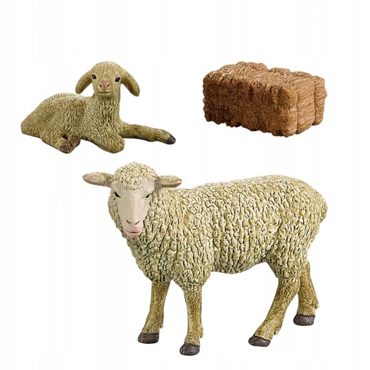 Figurki Zwierzęta Domowe Mini Zoo Farma Owca Owieczka