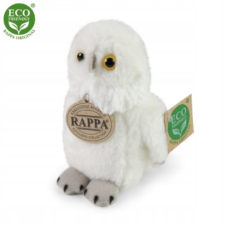Pluszak Maskotka Sowa Sówka Biała Eco Fiendly 13cm