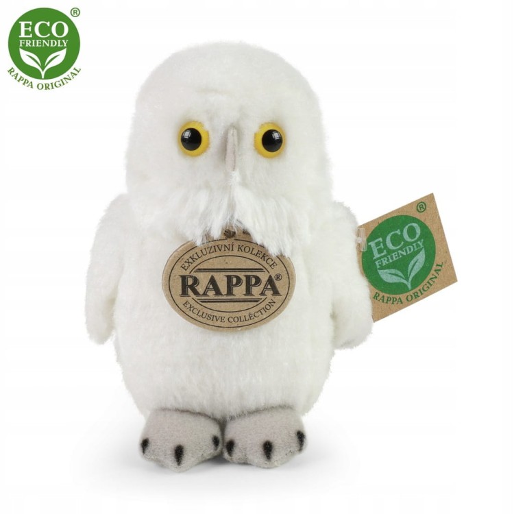 Pluszak Maskotka Sowa Sówka Biała Eco Fiendly 13cm