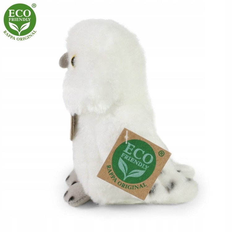 Pluszak Maskotka Sowa Sówka Biała Eco Fiendly 13cm