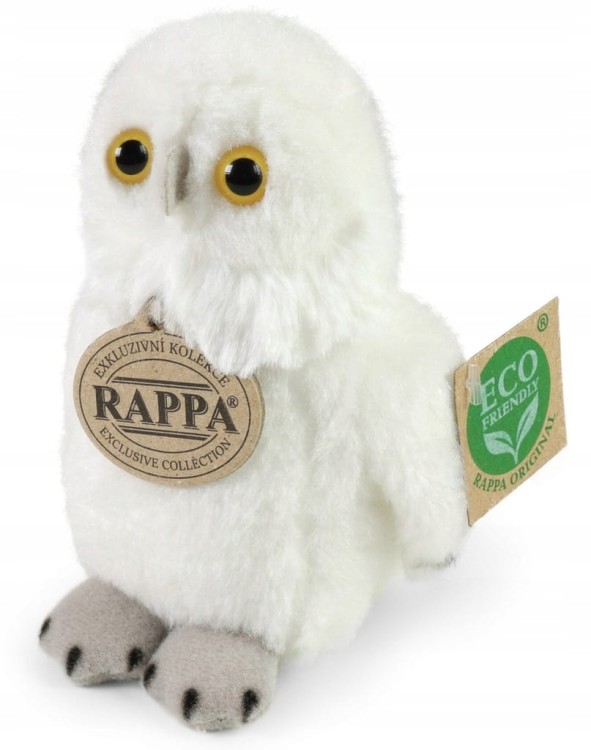 Pluszak Maskotka Sowa Sówka Biała Eco Fiendly 13cm