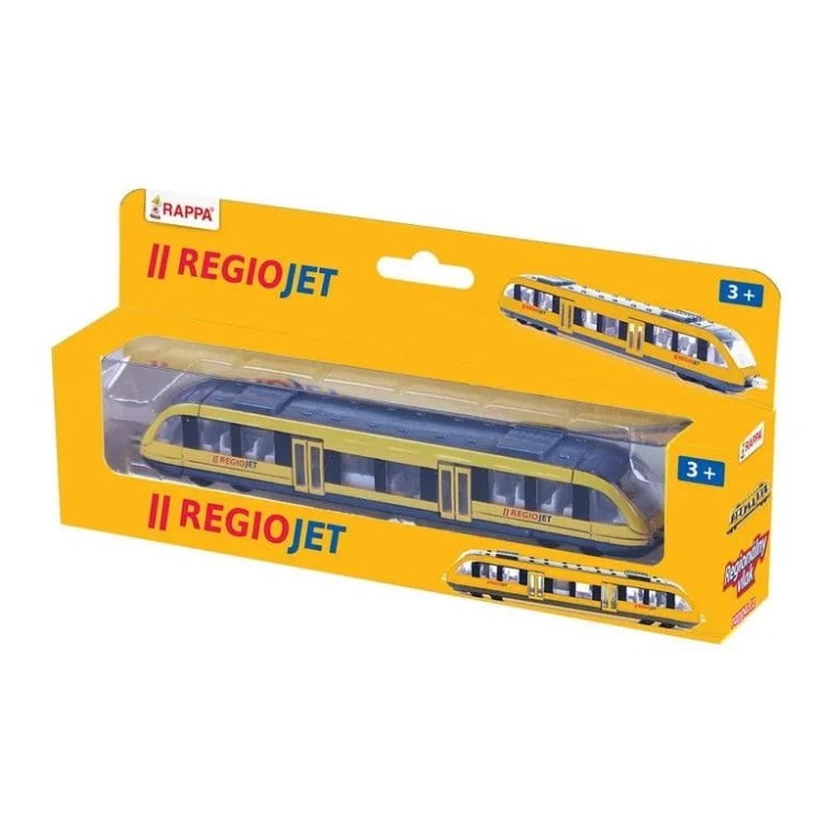 alt="Pociąg Metalowy Regiojet 17cm"