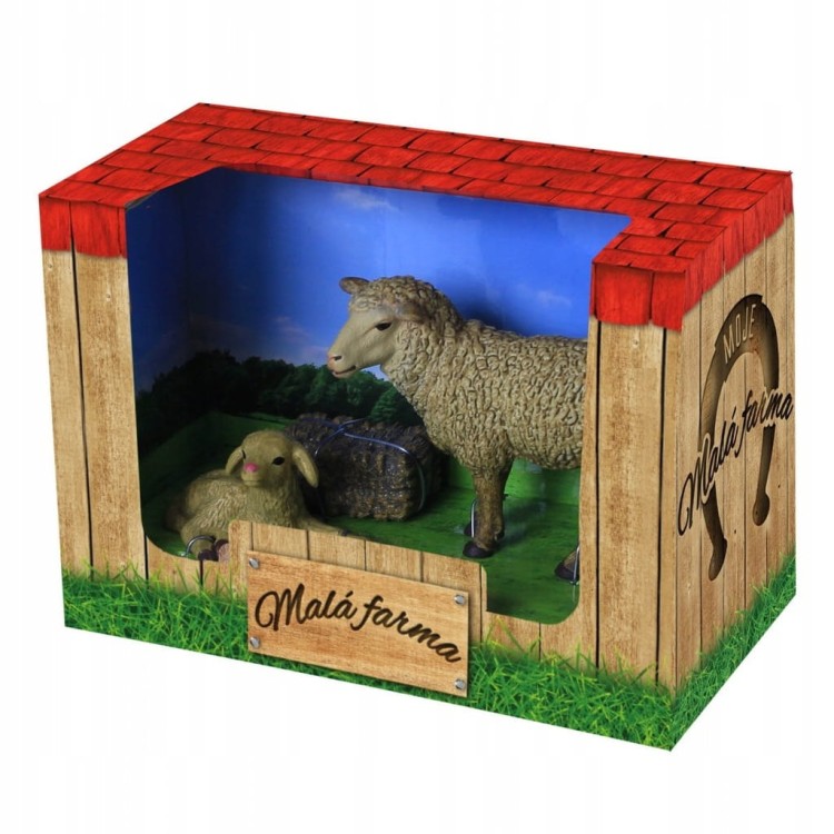 Figurki Zwierzęta Domowe Mini Zoo Farma Owca Owieczka