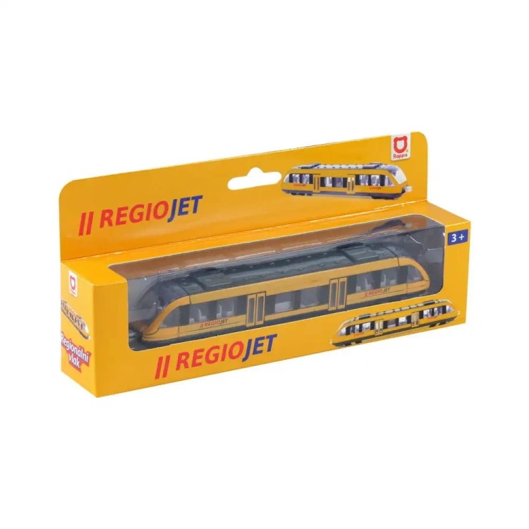 Pociąg Metalowy Regiojet 17cm