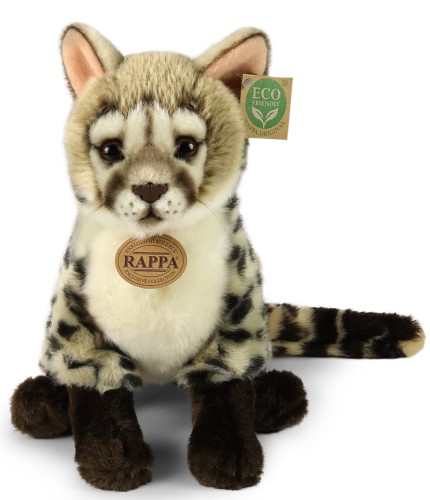 alt="Maskotka kot żeneta (ocelot) Eco Friendly Rappa 28 cm – egzotyczny pluszak dla dzieci"