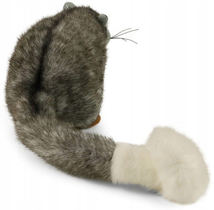 alt="Realistyczny opos 38 cm z ogonem maskotka"