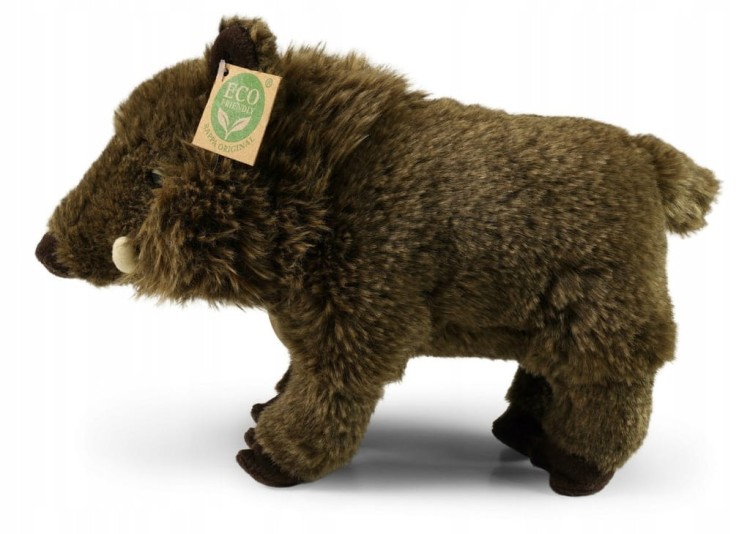 Maskotka Pluszak Dzik Leśny Warchlak Eco Friendly 28cm