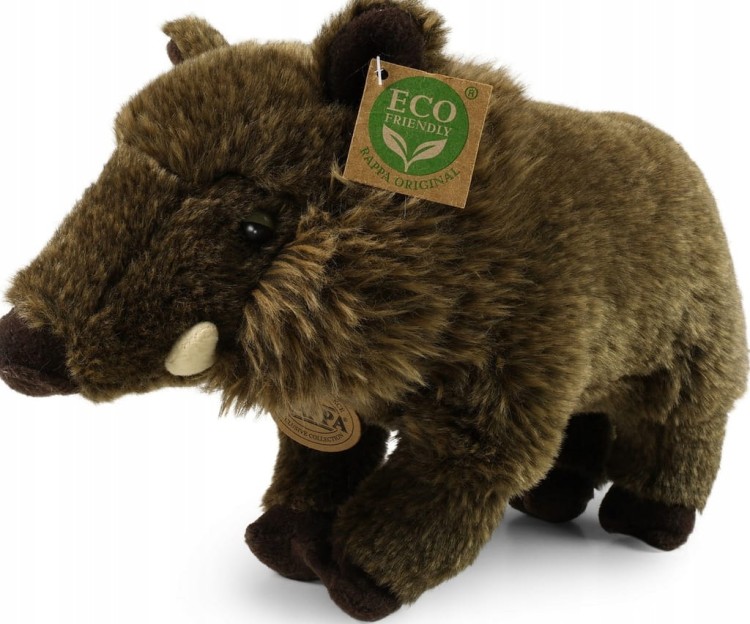 Maskotka Pluszak Dzik Leśny Warchlak Eco Friendly 28cm