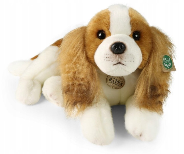 Maskotka Pluszak Piesek King Charles Leżący Eco Friendly 50cm Prezent