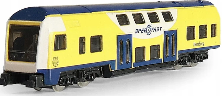 Kolejka Pociąg Regionalny Metro Metalowe 16cm