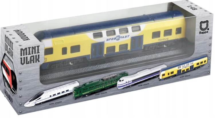 Kolejka Pociąg Regionalny Metro Metalowe 16cm