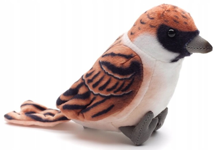 Maskotka Pluszak Ptak Wróbel Wróbelek Eco Friendly 10cm Prezent