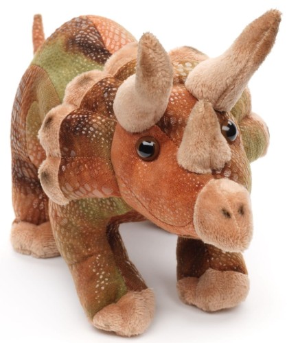 alt="Pluszak triceratops Eco Friendly Uni-Toys 40 cm – realistyczna maskotka"