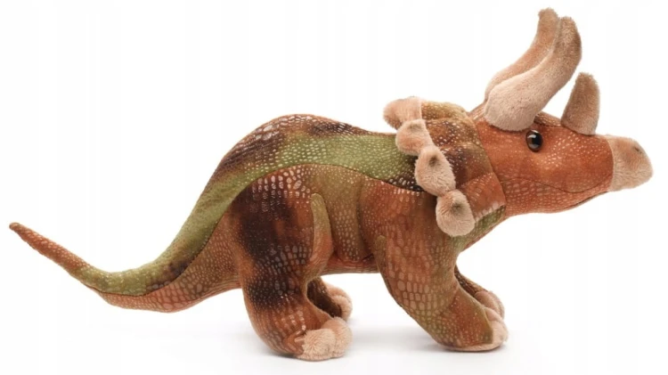 alt="Triceratops Uni-Toys – prehistoryczny pluszak 40 cm"