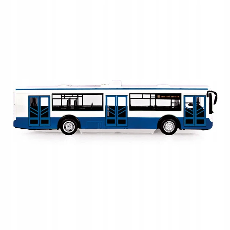 Autobus 28cm BUS NIEBIESKI DŹWIĘKI ŚWIATŁO