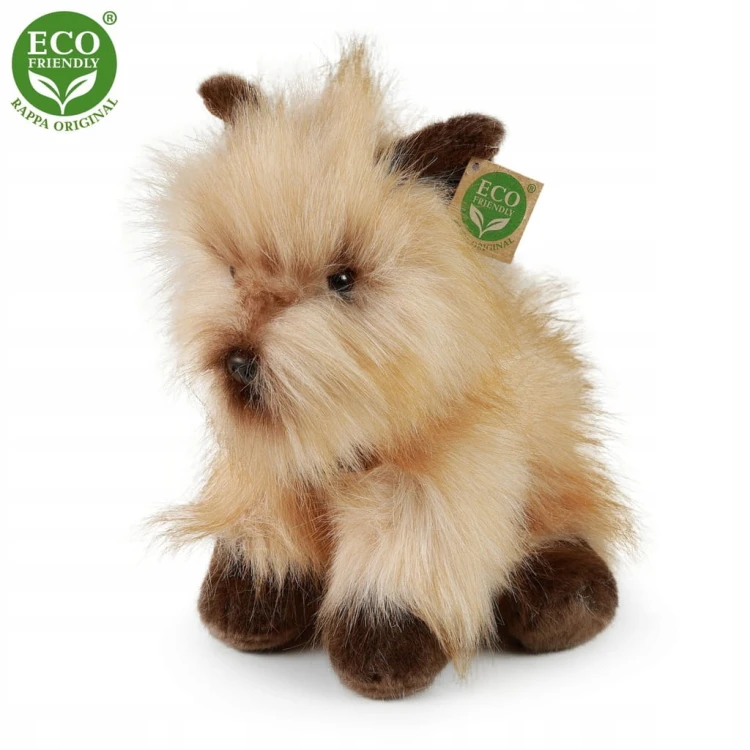 alt="Maskotka Cairn Terrier Rappa 30 cm, zdjęcie od przodu – ekologiczny pluszak idealny na prezent"