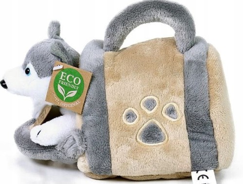 Maskotka Pluszak Piesek Husky Szczeniak Eco Friendly Prezent