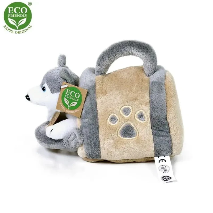 Maskotka Pluszak Piesek Husky Szczeniak Eco Friendly Prezent