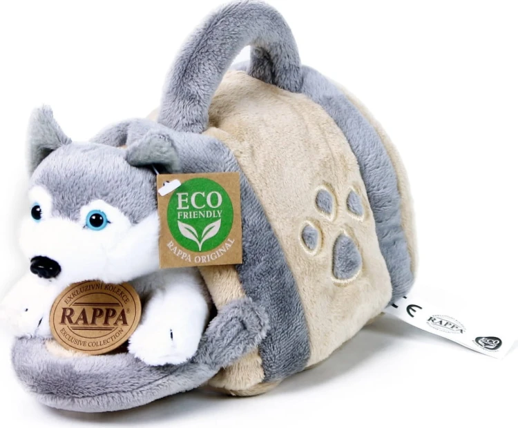 Maskotka Pluszak Piesek Husky Szczeniak Eco Friendly Prezent