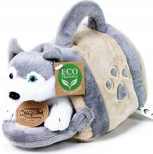 Maskotka Pluszak Piesek Husky Szczeniak Eco Friendly Prezent