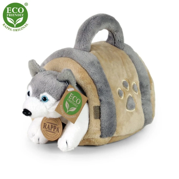 Maskotka Pluszak Piesek Husky Szczeniak Eco Friendly Prezent