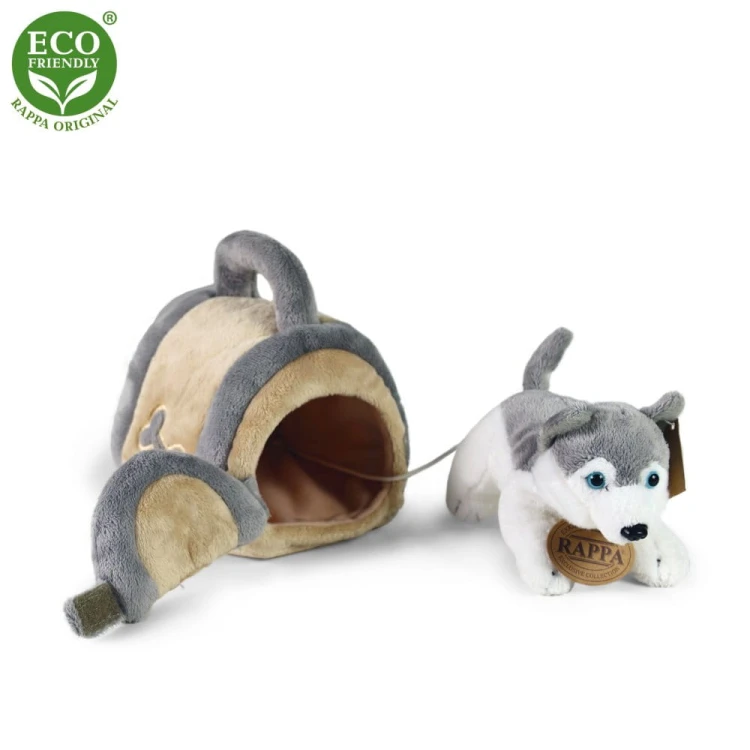 Maskotka Pluszak Piesek Husky Szczeniak Eco Friendly Prezent