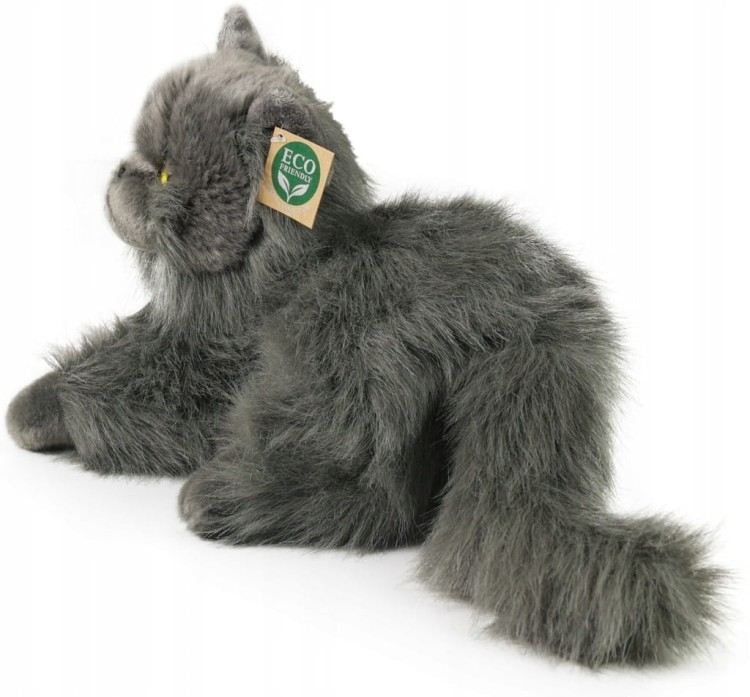 alt="Detal pluszowego kota perskiego Rappa – puszyste futerko i eleganckie rysy"