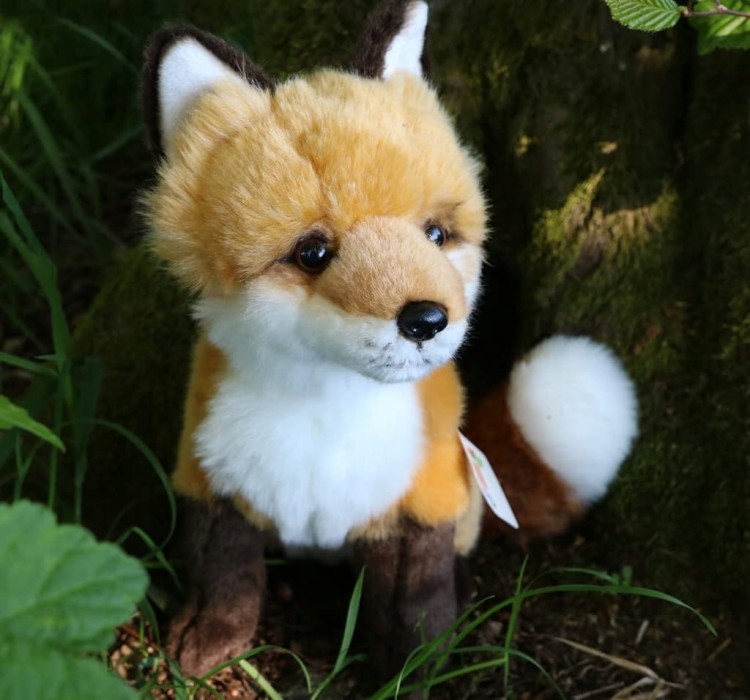 Lis rudy 27 cm – naturalnie wyglądająca maskotka eco friendly