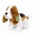 alt="Pluszak pies Basset Eco Friendly Rappa 32 cm – realistyczna maskotka psa"
