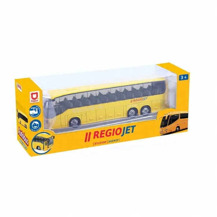 Czeski metalowy autobus regiojet 19 cm