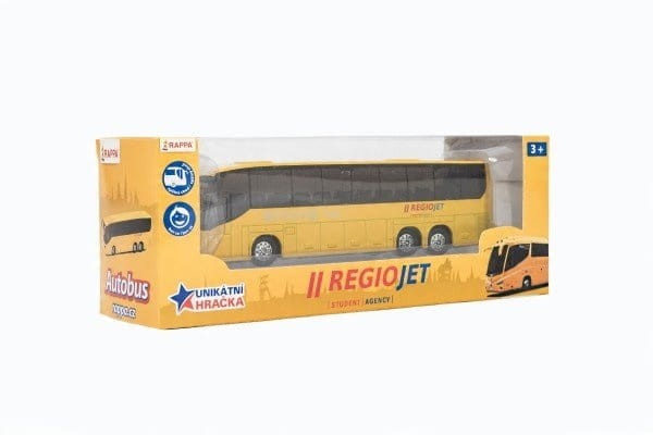 Czeski metalowy autobus regiojet 19 cm