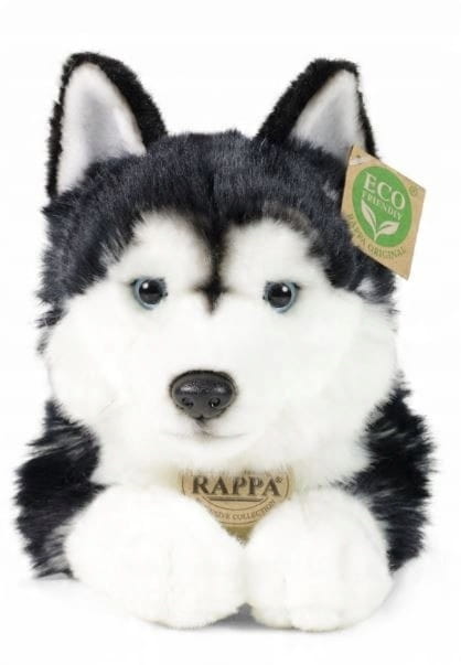 alt="Maskotka Husky Eco Friendly Rappa – miękki pluszak idealny na prezent"
