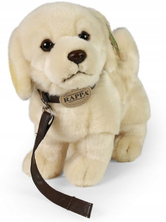 alt="Maskotka pies Golden Retriever stojący 25 cm"